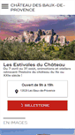 Mobile Screenshot of chateau-baux-provence.com